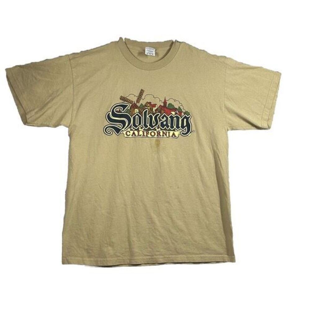 Vtg TND Tornado Activewear 90s Men's Size XL  T Shirt‎ Solvany California Print